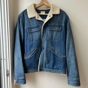 GAP men’s Sherpa Jean jacket